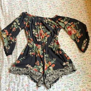 Beautiful floral romper